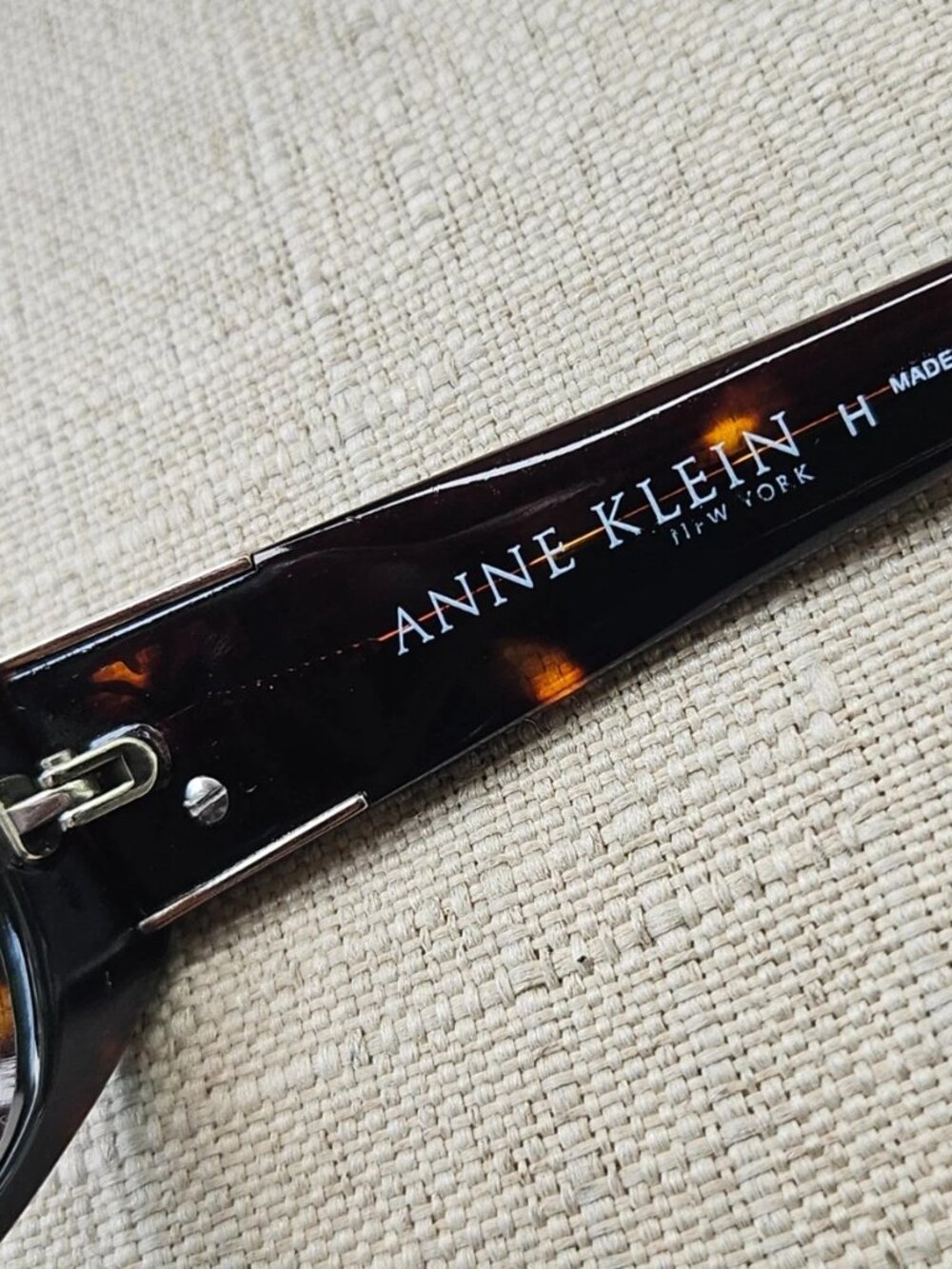 Vintage Anne Klein Women Eyeglasses Frame AKNY3129 Eyewear Dark Brown Tortoise - Picture 10 of 11